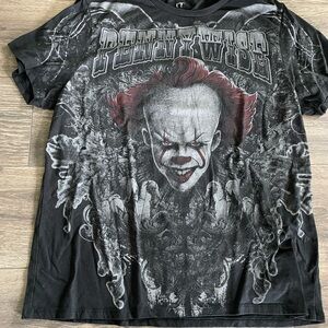 Black Pennywise Graphic T-Shirt